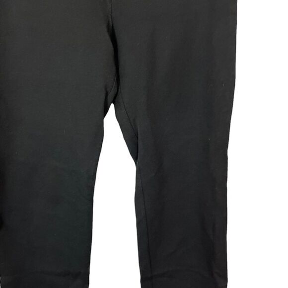 Betabrand Black Petite Stretch Straight Leg Pull On Pants Ponte Knit Career L - Picture 14 of 16